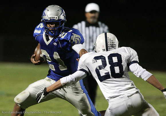 Sierra High School Football against Rosemont Playoffs - Anthony Cota (21)